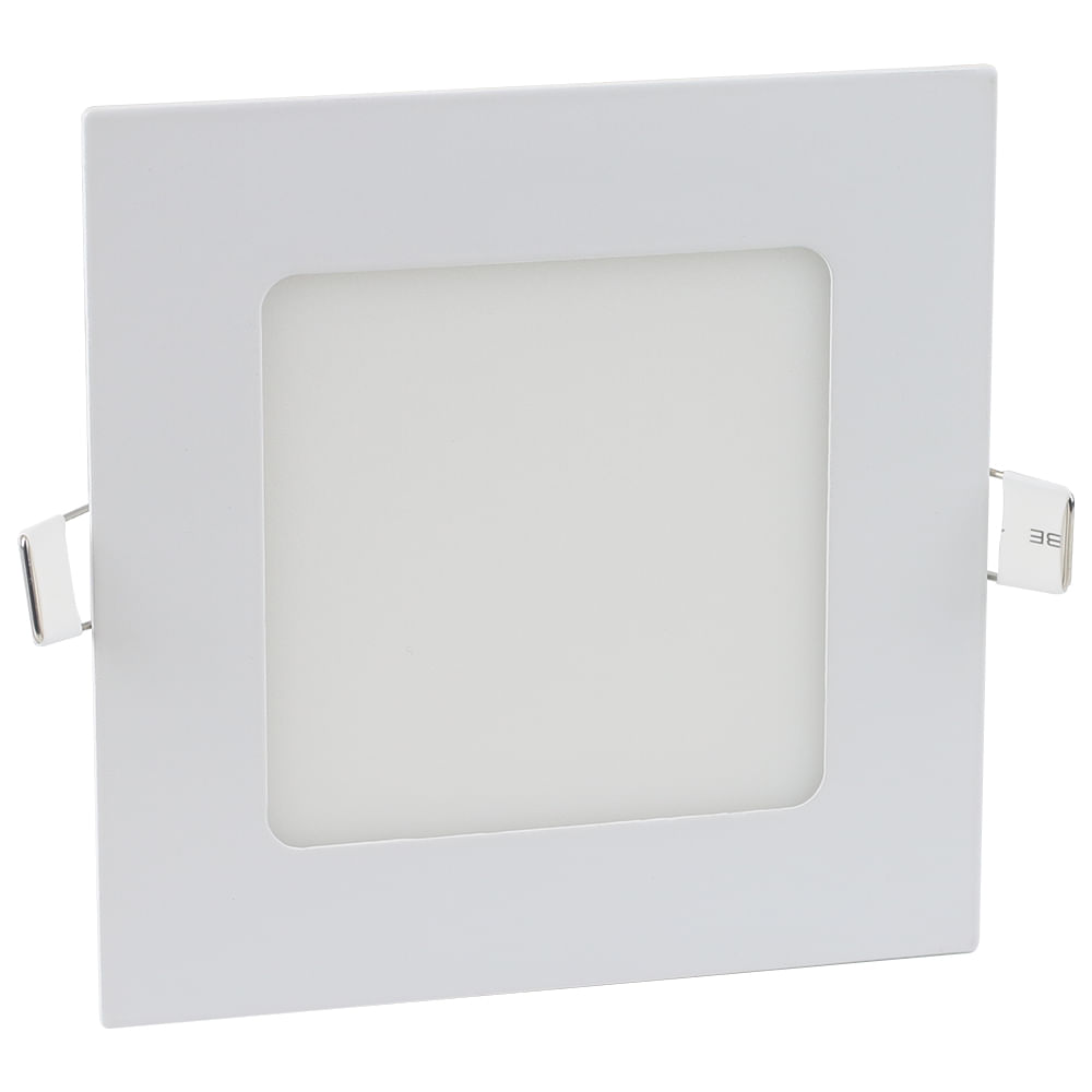 Luminaria-Plafon-LED-de-Embutir-6W-Quadrada-Branco-Frio-Ultra-LED-|-Cristallux®-1 Luminaria-Plafon-LED-de-Embutir-6W-Quadrada-Branco-Frio-Ultra-LED-|-Cristallux®-1